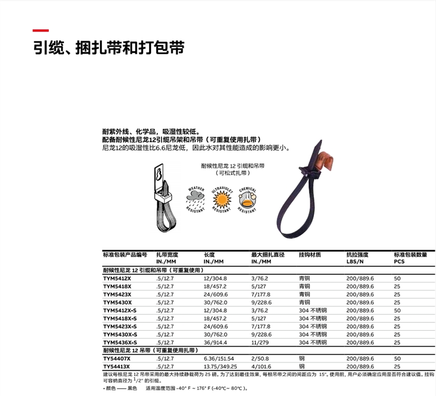 CSS-270通貝扎線帶,耐候性乙縮醛扎扎帶12.7*685.8mm